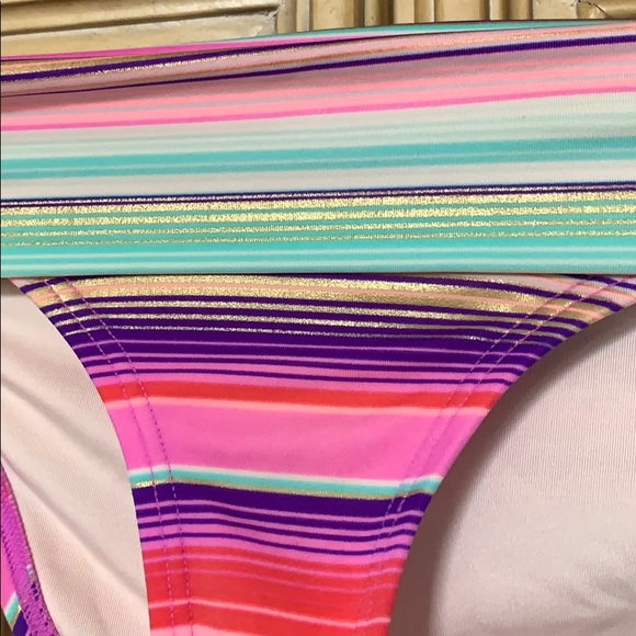 Victoria Secret hipster striped bottom s/p - Picture 2 of 5